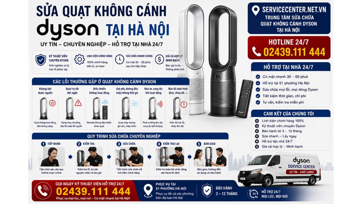 Sửa Quạt Không Cánh Dyson Tại Hà Nội https://servicecenter.net.vn Hotline: 02439.111 444 Uy Tín – Hỗ Trợ Tại Nhà 24/7