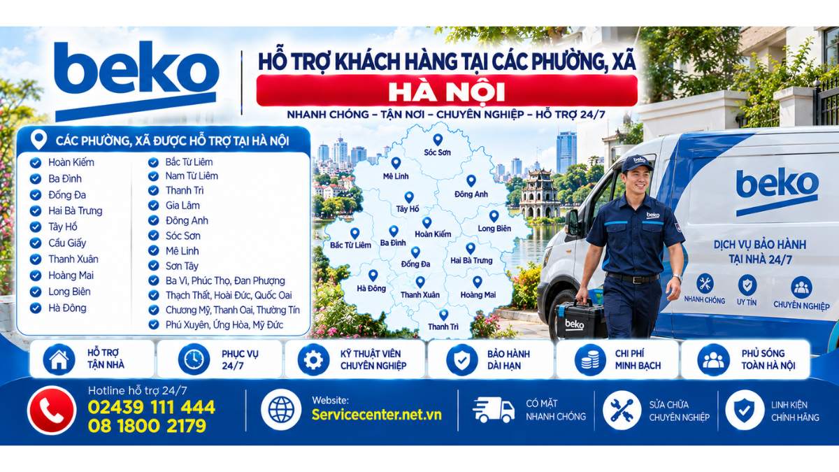 Hỗ trợ khách hàng tại các phường, xã Hà Nội Website: Servicecenter.net.vn 📞 Hotline: 02439 111 444 08 1800 2179