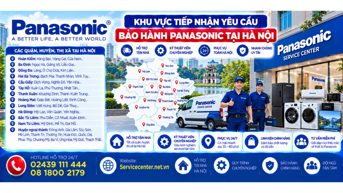 Khu vực tiếp nhận yêu cầu tại Hà Nội Website: Servicecenter.net.vn   📞 Hotline: 02439 111 444  08 1800 2179