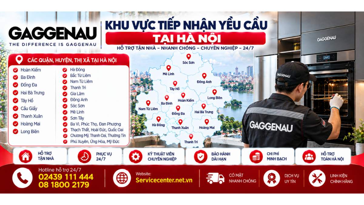 Khu vực tiếp nhận yêu cầu tại Hà Nội Website: Servicecenter.net.vn 📞 Hotline: 02439 111 444 08 1800 2179