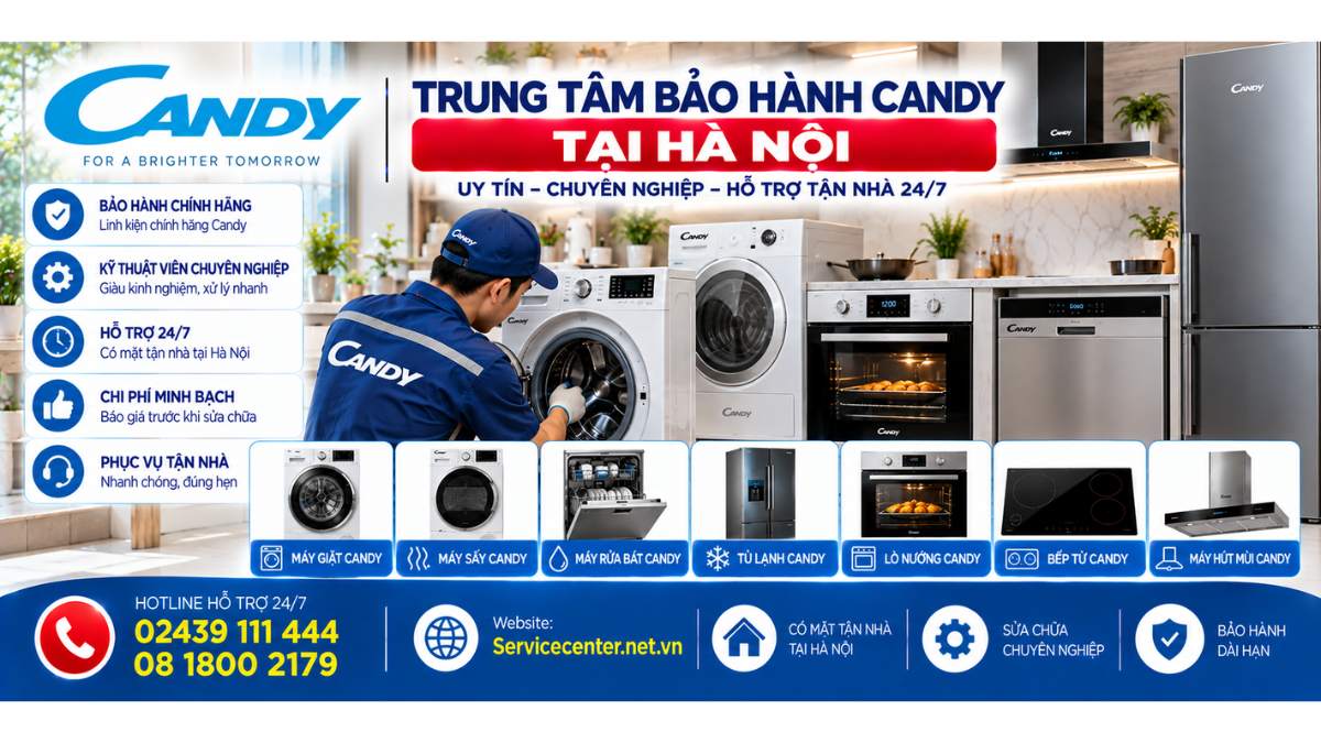 Trung Tâm Bảo Hành Candy Tại Hà Nội Website: Servicecenter.net.vn   📞 Hotline: 02439 111 444  08 1800 2179