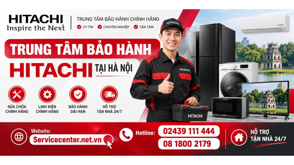 Trung Tâm Bảo Hành Hitachi Tại Hà Nội Website: Servicecenter.net.vn   📞 Hotline: 02439 111 444  08 1800 2179
