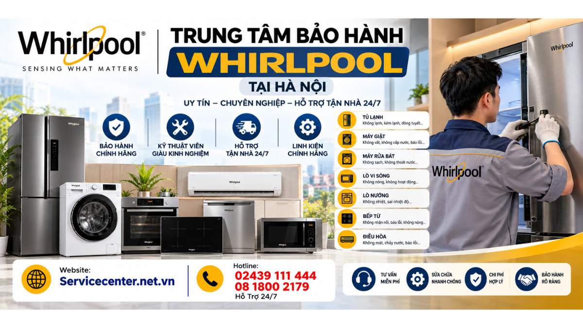 Trung Tâm Bảo Hành Whirlpool Tại Hà Nội Website: Servicecenter.net.vn   📞 Hotline: 02439 111 444  08 1800 2179 – Hỗ Trợ 24/7
